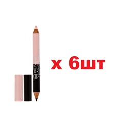 Bourjois BrowDuo Sculpt Карандаш и хайлайтер для бровей 23 Brun Brown 6шт