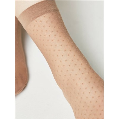 Полиамидные CONTE FANTASY 20 Носки в горошек