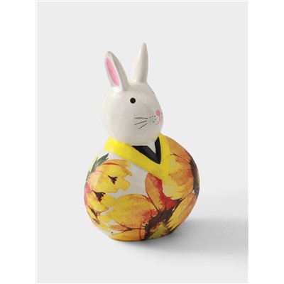 Сувенир «Кролик в халате», 10×6×12 см, дерево