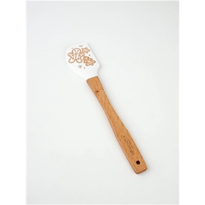 Лопатки силиконовые «Новогоднее чудо», 26×5 см, 23.3×4.3 см, 2 шт.