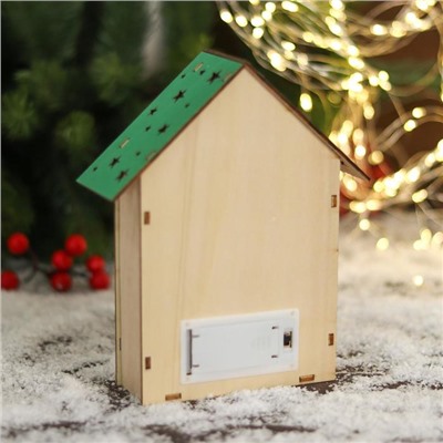 Светильник новогодний «Забавы у новогодней елки» 15×18 см