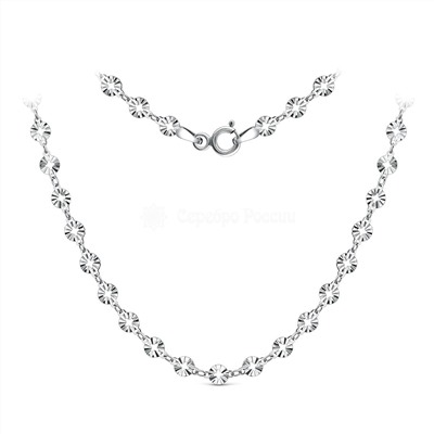 Цепь из серебра родированная 6300R11020L40