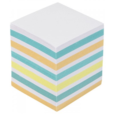 Бумага для заметок 9х9х9 см "Куб" ассорти непроклеенная 4 цв. NPNWC4-999L LITE