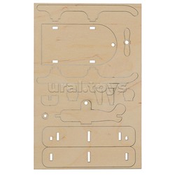 Роспись по дереву. Ёлочная игрушка "Подарок для ёлочки"