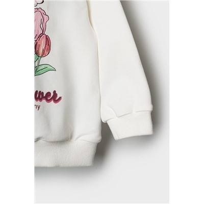 Толстовка детская трикотажная для девочек PLAYTODAY, 1240048