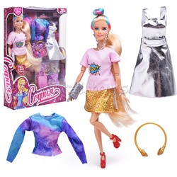 Кукла София 29 см. (руки и ноги сгиб, 2 комплекта одежды, акс.)