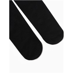 Колготки женские в горошек MINAKU, чёрные, размер 3/M