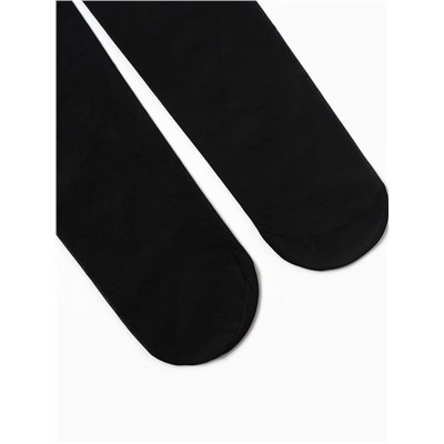 Колготки женские в горошек MINAKU, чёрные, размер 3/M