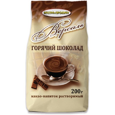Белый Арап. Горячий шоколад Версаль 200 гр. мягкая упаковка