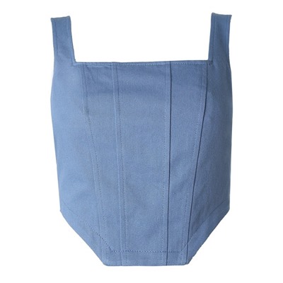 Корсет женский джинсовый MIST: Denim, размер 48, синий