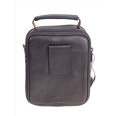 Сумка мужская из натуральной кожи, цвет коричневый