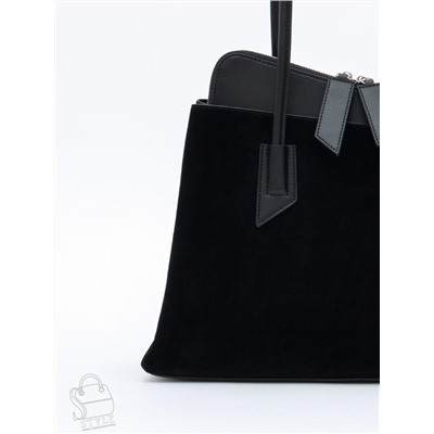 Сумка женская кожаная 6005L black Polina&Eiterou