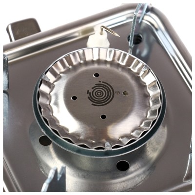 Плита газовая портативная maclay, для кемпинга, 15×15×9 см, квадратная