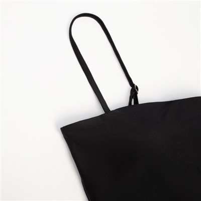 Купальник женский слитный MINAKU Basic, размер 42, чёрный