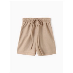 Шорты для мальчика, MINAKU, бежевые, рост 152 см