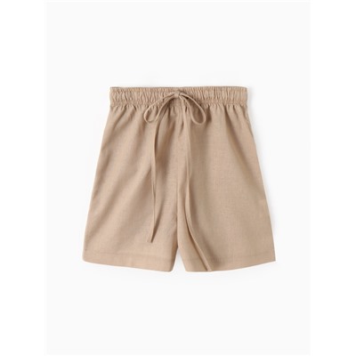 Шорты для мальчика, MINAKU, бежевые, рост 152 см