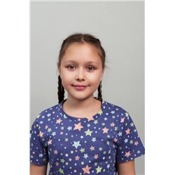 Хлопковая пижама для девочки с шортами Happyfox