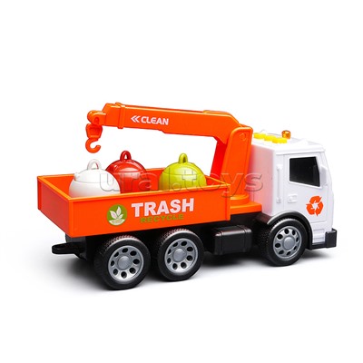 Машина "Кран" 1:32 (свет. Звук) в коробке