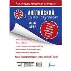 АСТ Лихтман Р.А. "Английский в схемах-паутинках. Уровни А1-А2"