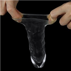 Прозрачная насадка-удлинитель Flawless Clear Penis Sleeve Add 1 - 15,5 см.