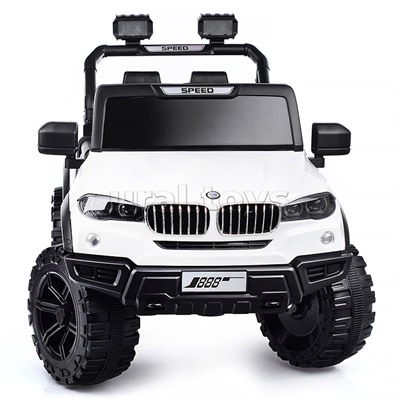 Электромобиль "Круиз" на аккумуляторе, с р/у управлением, в коробке (белый)