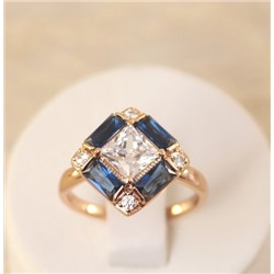 Кольцо позолота  Н01-2622 размер 18