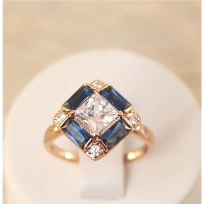 Кольцо позолота  Н01-2622 размер 18