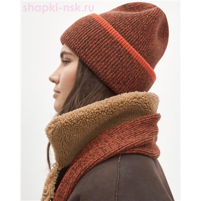 147 KWH Комплект женский (колпак+шарф) (56-58)