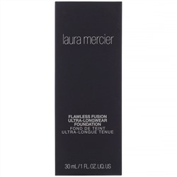 Laura Mercier, Flawless Fusion, Ultra-Longwear Foundation, 4W1 Maple, 1 fl oz (30 ml)