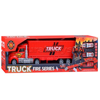 Машина "Пожарная станция" в коробке