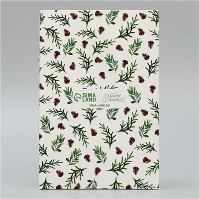 Коробка для макарун «Волшебного Нового года!», тиснение на крышке, 18×12×3.5 см