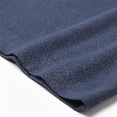 Юбка миди на запах женская MINAKU: Jeans Collection, синяя, размер 42