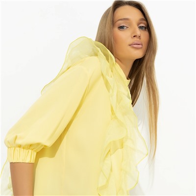 Рубашка комбинированная, Личное достижение (желтая)