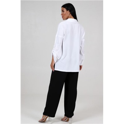 Женский брючный костюм 31835 (Черный)