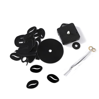 Часы настенные интерьерные для кухни, 3d «Время кофе», большие, d=50 см, чёрные