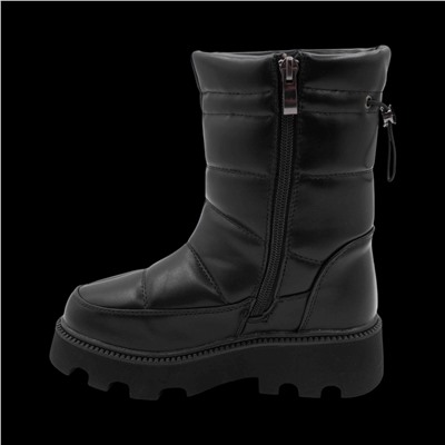 Сапоги на меху GW5-1 черные
