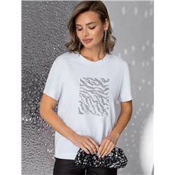 VILATTE Футболка D49.124