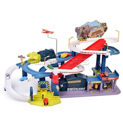 Паркинг-Трек "Городская эстакада с динозаврами" в коробке