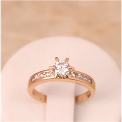 Кольцо позолота  Н01-14167 размер 17 18