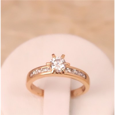 Кольцо позолота  Н01-14167 размер 17 18