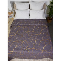 Покрывало Унисон - Кракле, цвет серый