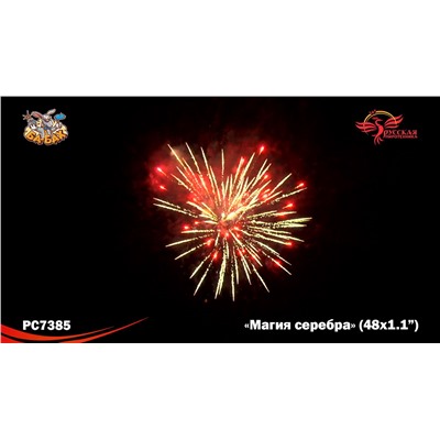 Фейерверк РС7385 Магия серебра (1,1" х 48)
