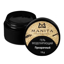 MANITA Однофазный моделирующий гель для наращивания №1, прозрачный, 15 г 22822