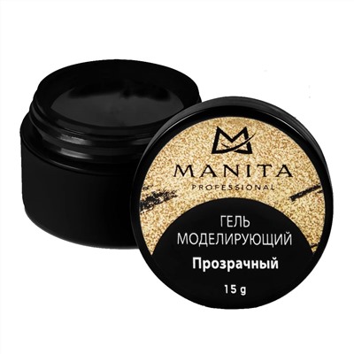 MANITA Однофазный моделирующий гель для наращивания №1, прозрачный, 15 г 22822