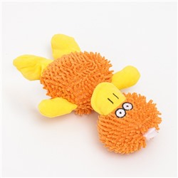 Игрушка текстильная «Косматый утёнок» , 32×19 см, коричневая