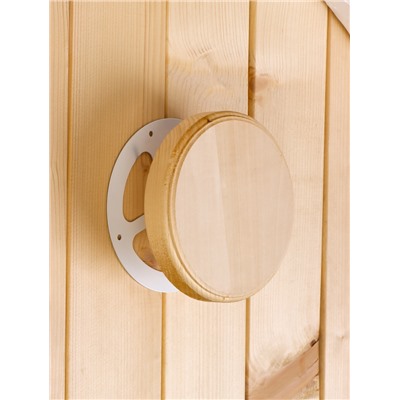 Вентиляционный клапан, деревянный, d=95 мм, металлическое основание, «Добропаровъ»