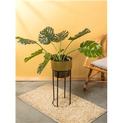 Кашпо на подставке «Золото Скифов», 28×28×61 см, железо