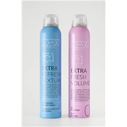 DEW Professional Набор для волос: Текстурирующий спрей + Сухой шампунь, 200 мл x 2 KRISTALLER, 1133348