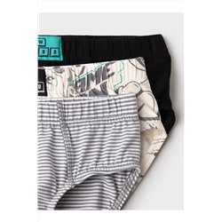 Трусы трикотажные для мальчиков - брифы, 3 шт в комплекте PLAYTODAY, 1243503