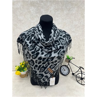 Платок в клетку из кашемира, мультицвет